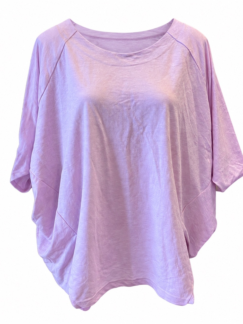 Chic Light Purple Short Sleeve Women's Top